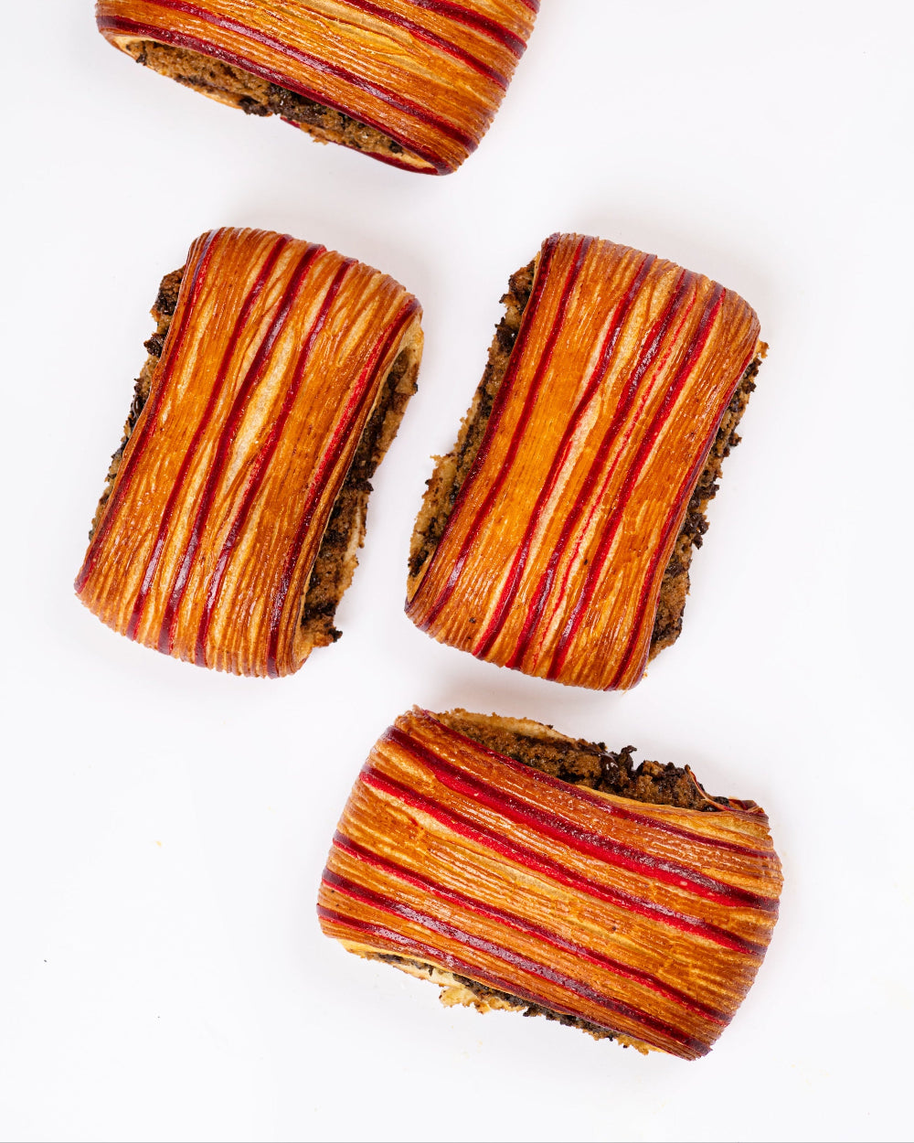 Sviestinės tešlos bandelė su sausainiais