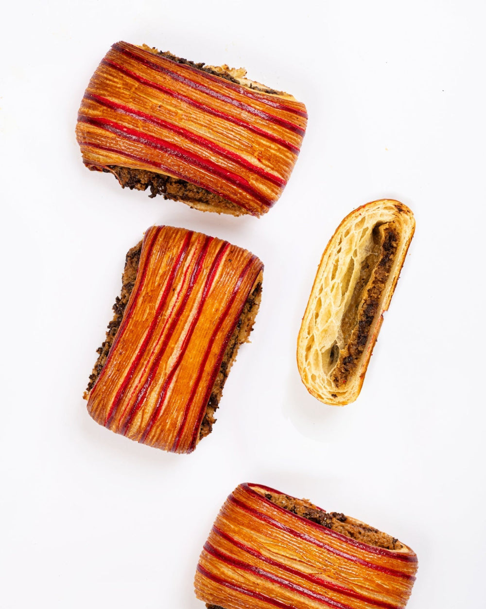 Sviestinės tešlos bandelė su sausainiais