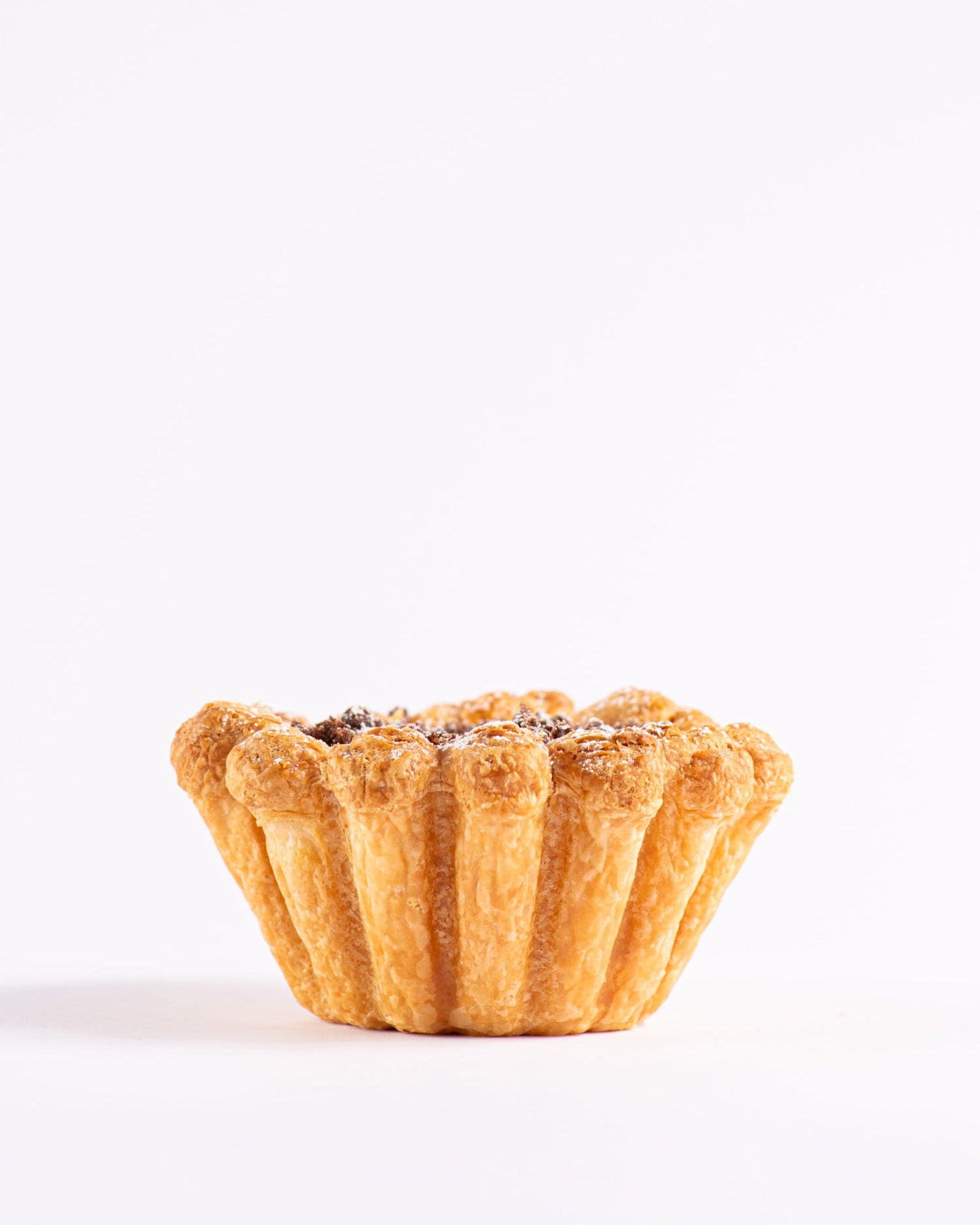 Flan Parisien Croissant with Madagascar vanilla and chocolate crémeux