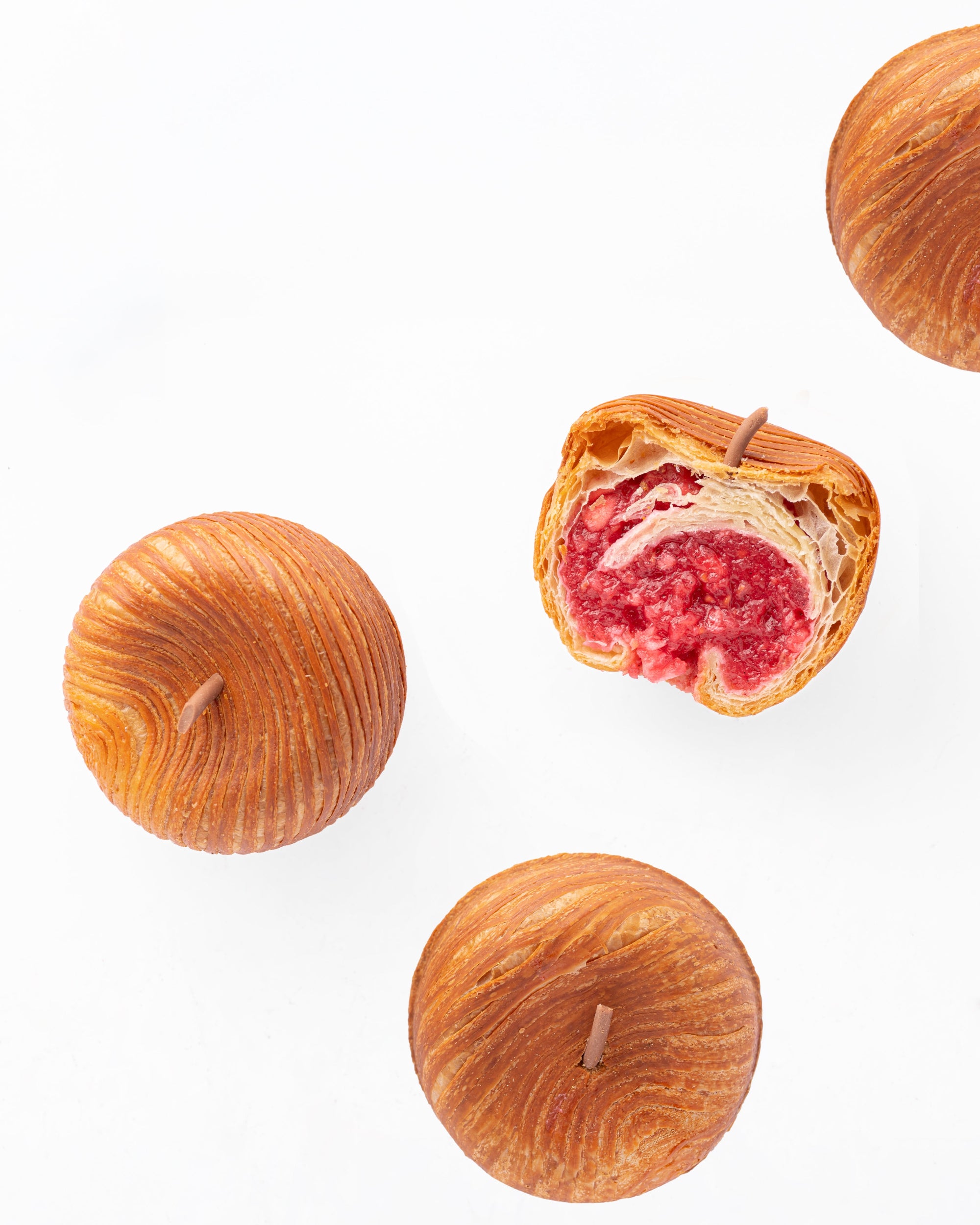 Peach, Raspberry and Apple Sphere